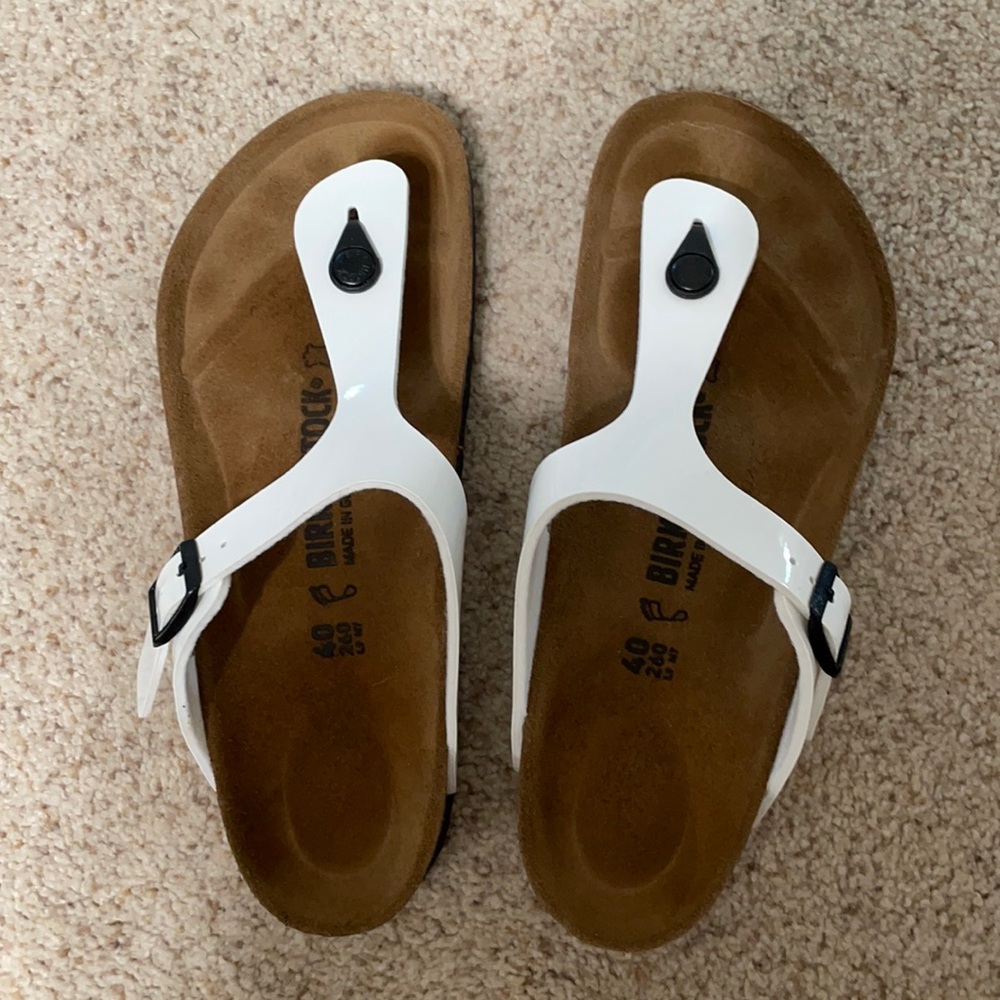 Birkenstock sandal.